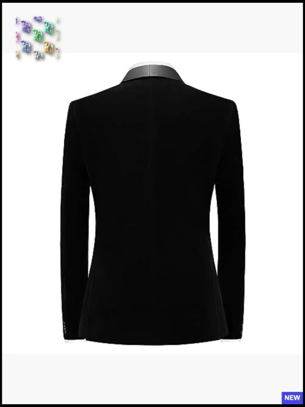 Velvet Slim Fit Tuxedo Suit Set Shawl Collar Formal Elegant Wedding Prom